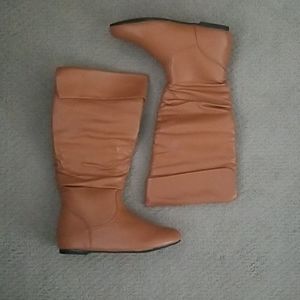 Karyn's Collection | Tan Knee High Boots